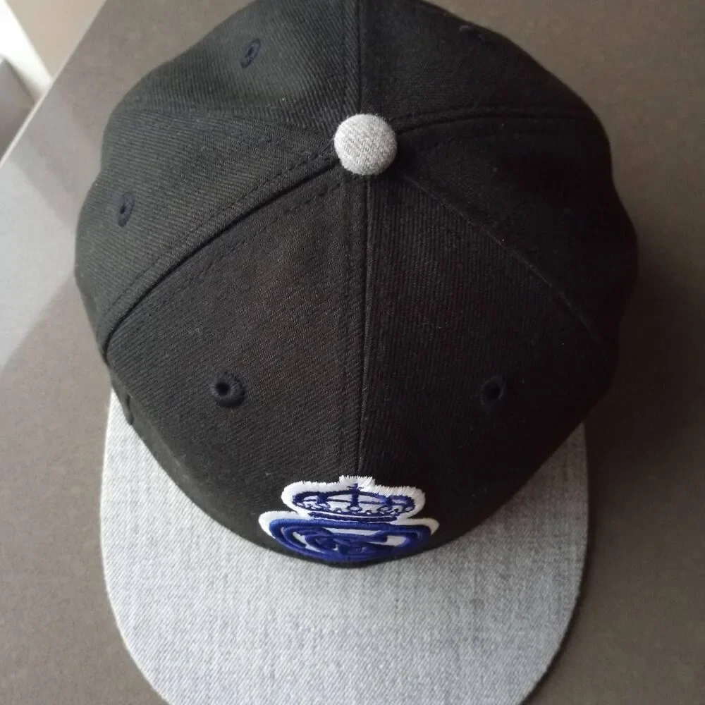 Real Madrid Black and Grey Snapback Cap Hat